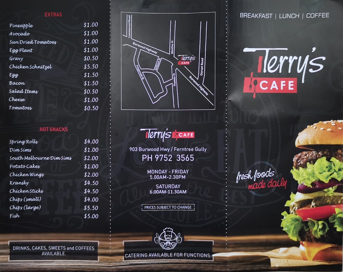 Menu Terry’S Cafe-1
